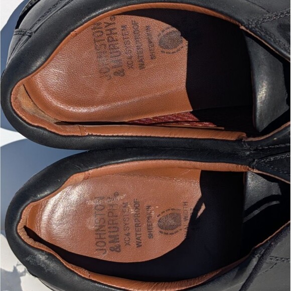 Johnston & Murphy Mens Size 10.5 Black Leather XC4 Waterproof Derby Dress Shoes main image 8